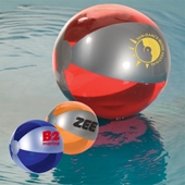 Prime Line Luster Tone Beach Ball