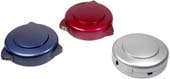 3 Port Mini Round Hub w/Built in Web Key
