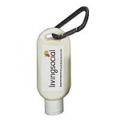 1.9 oz. SPF 30 Sunscreen in Clear Bottle with Carabiner
