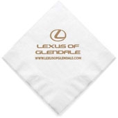 6.5"x6.5" White 2-Ply Luncheon Napkins - High Lines