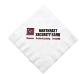 6.5"x6.5" White 1-Ply Luncheon Napkins