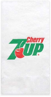4"x8" White 1-Ply Dinner Napkins