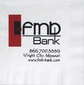 6.5"x6.5" White 3-Ply Luncheon Napkins - The 500 Line