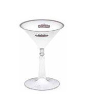 6 Oz. 2-Piece Martini Glass - Specialty Cups - The 500 Line