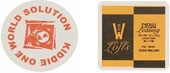 45 Pt. Natural 3.5" Round - Pulpboard Coasters - The 500 Line