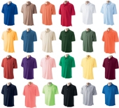 Devon & Jones Mens Pima Pique Short-Sleeve Polo
