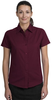 Ladies Easy Care Short Sleeve Shirt