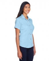 Harriton Ladies' Bahama Cord Camp Shirt