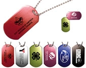 Dog Tag with 23 1/2" Ball Chain