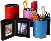 Leather Penholder w/Frames