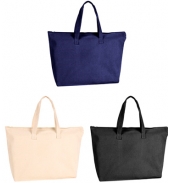Tote with Top Zippered Closure