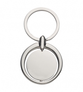Circular Metal Key Tag