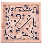 Wooden Maze Puzzle
