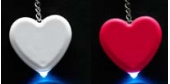 Light Up Heart Keytag