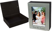 4 X 6 Silver Photo Frame Box