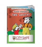 Coloring Book: Flash Teaches Fire Safety