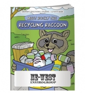 Coloring Book: Meet Rocky the Recycling Raccoon