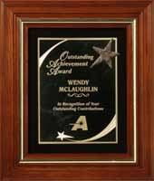 Americana Plaque with Velour 13-1/2" x 11-1/2"