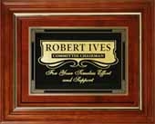 Americana Plaque 15-3/4" x 12-3/4" with Wood Insert