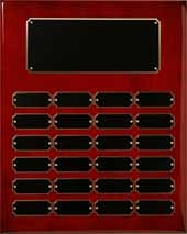 Rosewood Piano Finish Perpetual Plaque 12" x 15"
