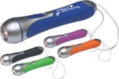 High Tech Flashlight With Clear PVC Wrist Band