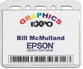 4-1/4" X 3-1/2" Vinyl Badge Pouch