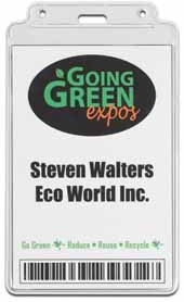 4" X 6-1/2" Vinyl Badge Pouch