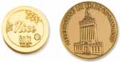 1 1/2” Challenge Coins - 2D Die Cast Brass