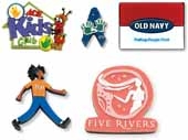 Rubber Softies Lapel Pins