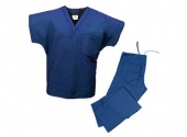 V NECK SCRUB TOP 1 LEFT CHEST PKT