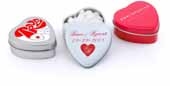 Small Heart Shaped Mint Tin