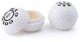 Golf Ball Shaped Lip Moisturizer Container