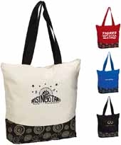 Zippered Color Pop Tote