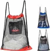 Mesh Drawstring Backpack