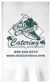 White 3-ply Dinner Napkins
