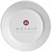 9" White Paper Plates