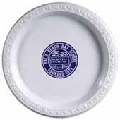 7" White Plastic Plates