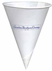 4.25 Oz. Conical W/rolled Rim