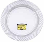 10.25" Clear Plastic Plates