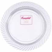 7.5" Clear Plastic Plates