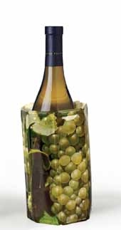 Rapid Ice® Bottle Cooler w/Grape Design