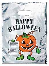 Silver Reflective Pumpkin Bag