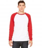 Bella + Canvas Men's Jersey Long-Sleeve Baseball T-Shirt