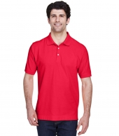 Devon & Jones Men's Pima Piqué Short-Sleeve Polo