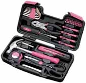 39 Pc. General Tool Set - Pink
