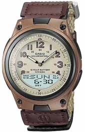 Brown Casual Sports Watch With Cloth Band