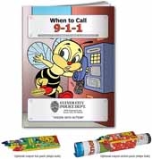Coloring Book: When to Call 9-1-1