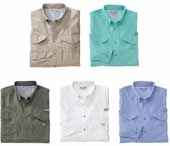 Columbia Bonehead Cotton Long-Sleeve Fishing Shirt