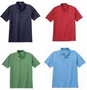 RE UPF 30+ Mens Jcquard Stripe