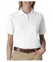 UltraClub® Ladies' Whisper Piqué Polo